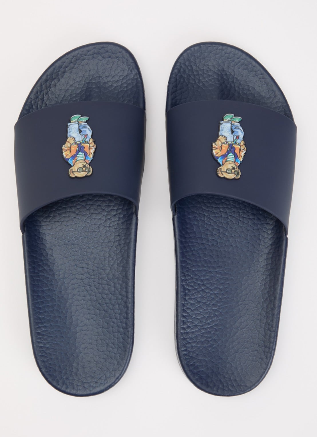 Ralph Lauren Polo Bear slipper - detail 4 royalblauw