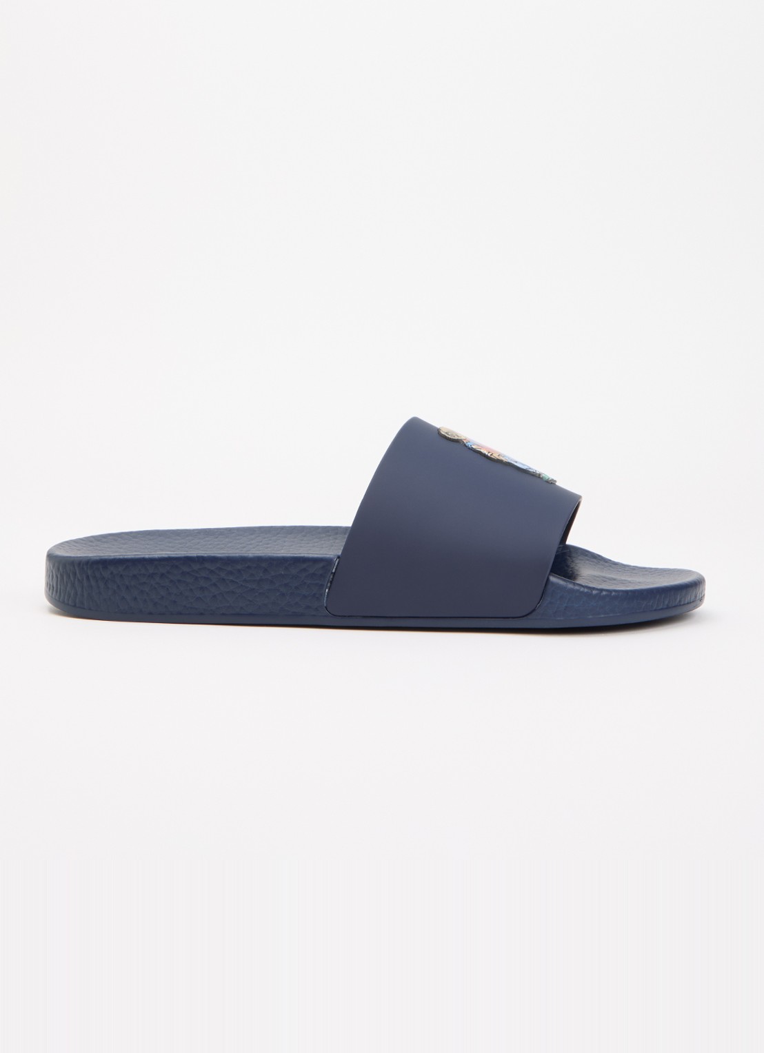 Ralph Lauren Polo Bear slipper - voorkant 2 royalblauw