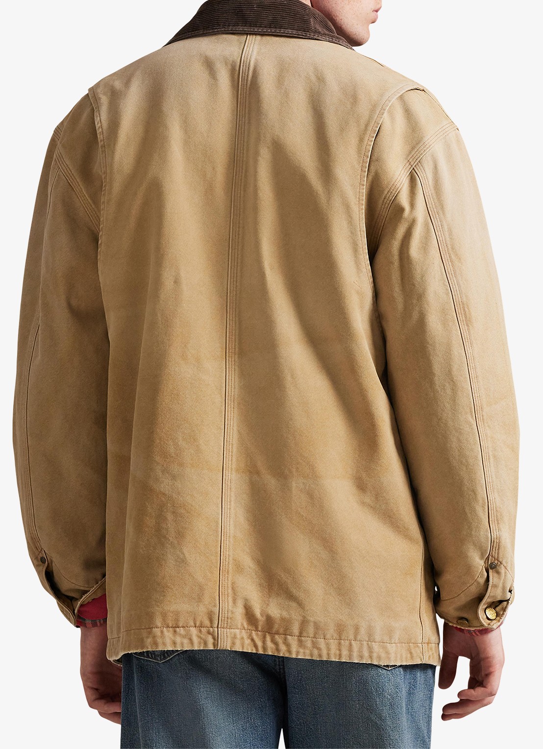 Ralph Lauren Polo Country jack met opgestikte zakken - achterkant 5 huntley wash / bruin