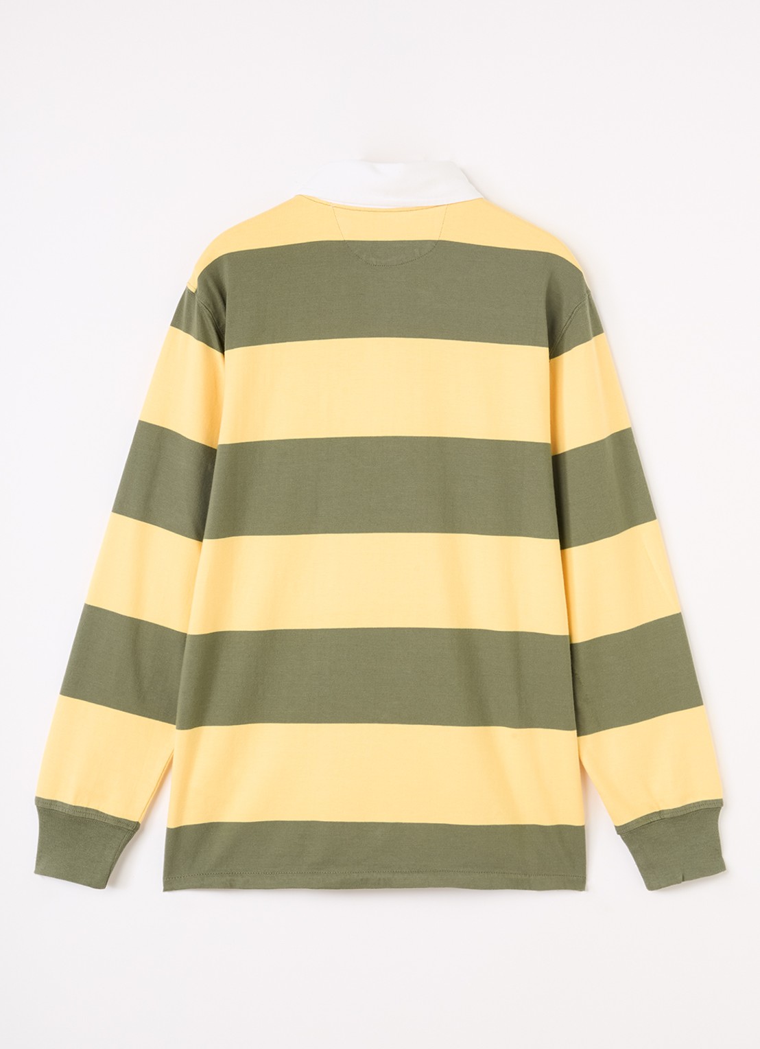 Ralph Lauren Polo met streepprint - voorkant 2 geel