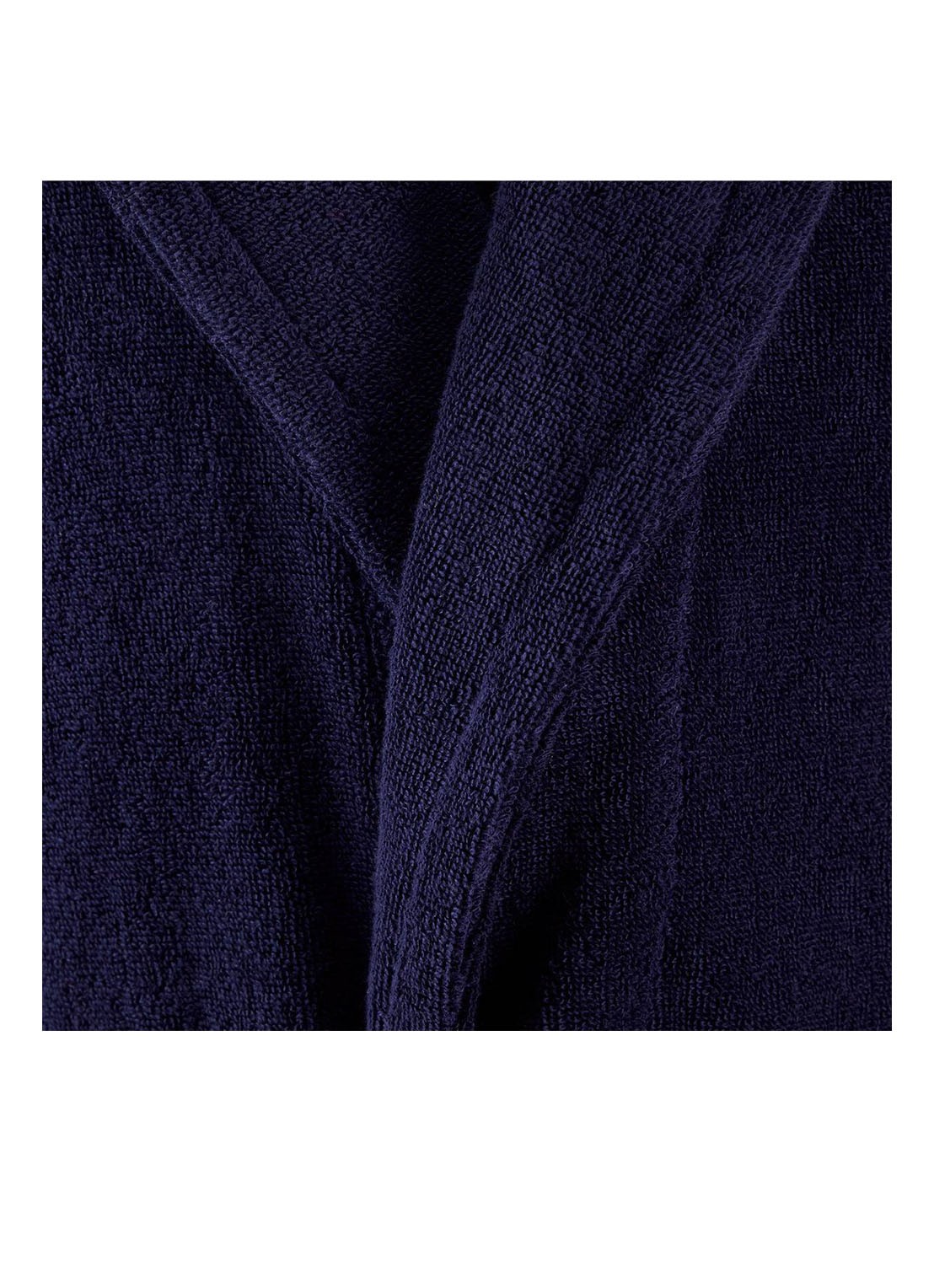 Ralph Lauren Polo Player badjas - unisex - achterkant 3 donkerblauw