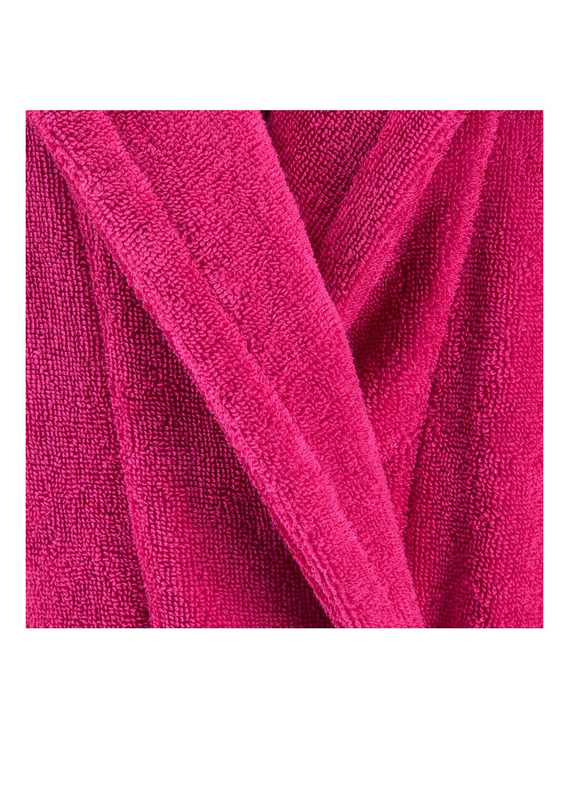 Ralph Lauren Polo Player badjas - unisex - achterkant fuchsia