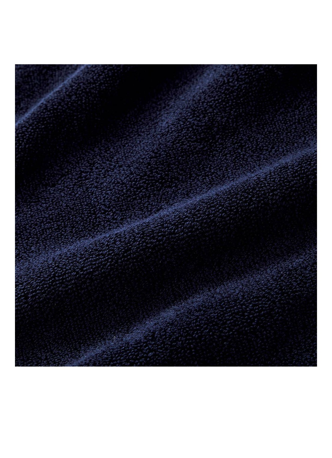 Ralph Lauren Polo Player badlaken - 600 gr/m2 - 70 x 140 cm - achterkant donkerblauw