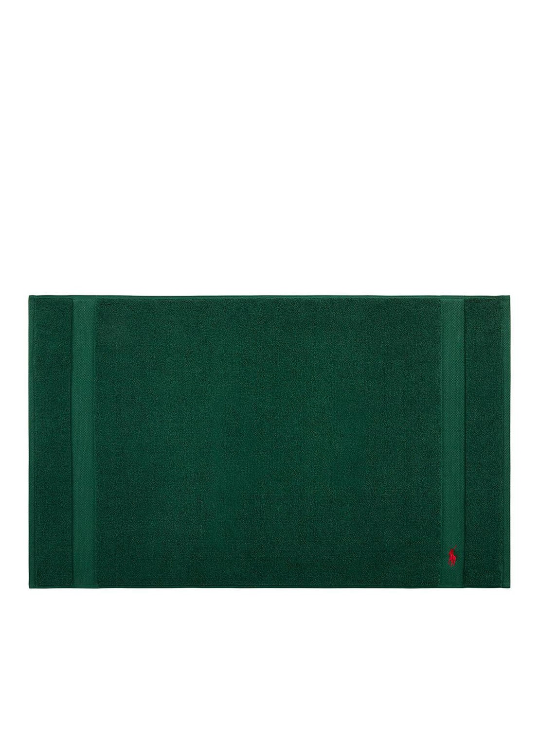 Ralph Lauren Polo Player badmat 55 x 90 cm - voorkant donkergroen