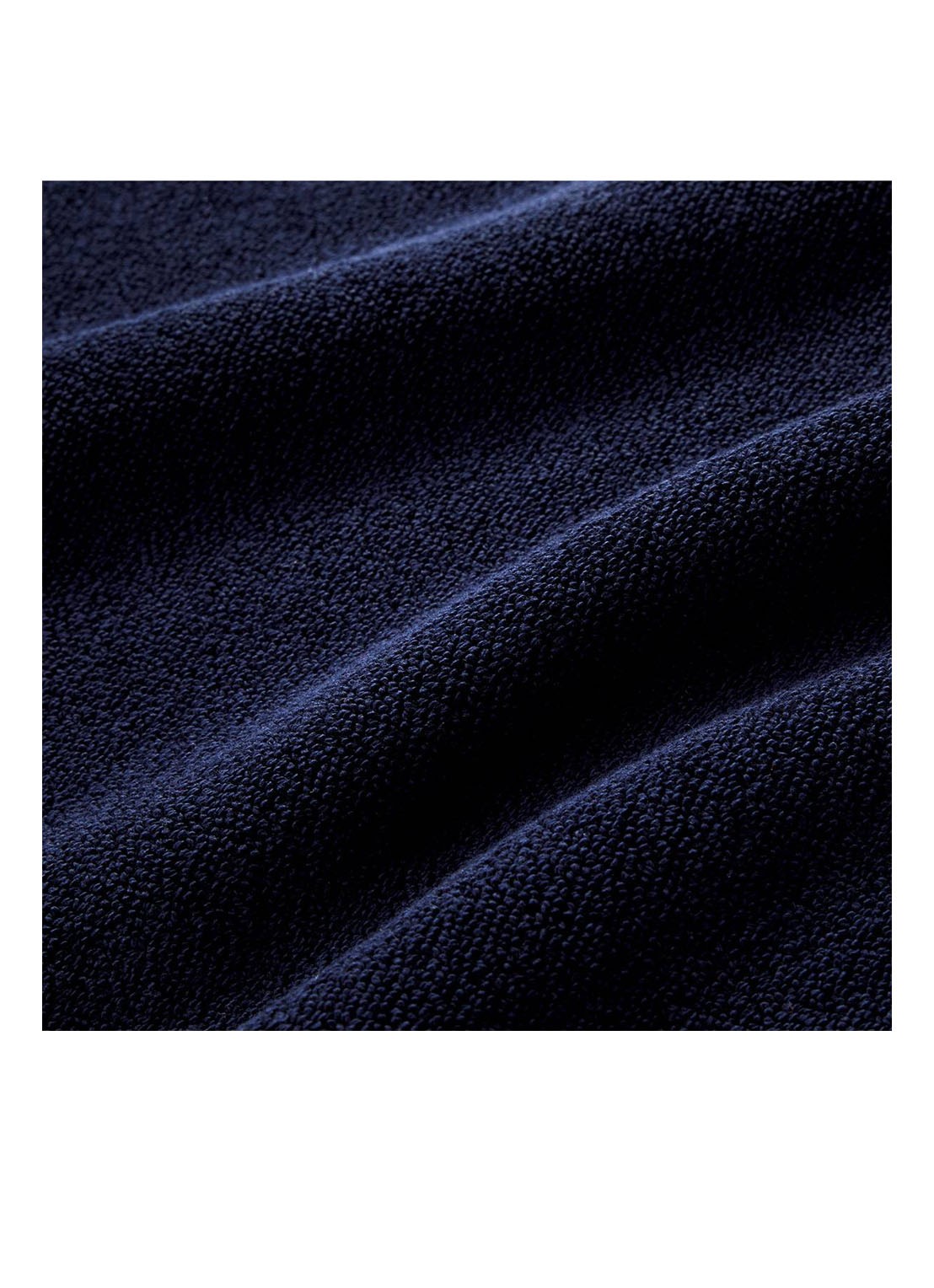 Ralph Lauren Polo Player badmat 55 x 90 cm - achterkant 3 donkerblauw