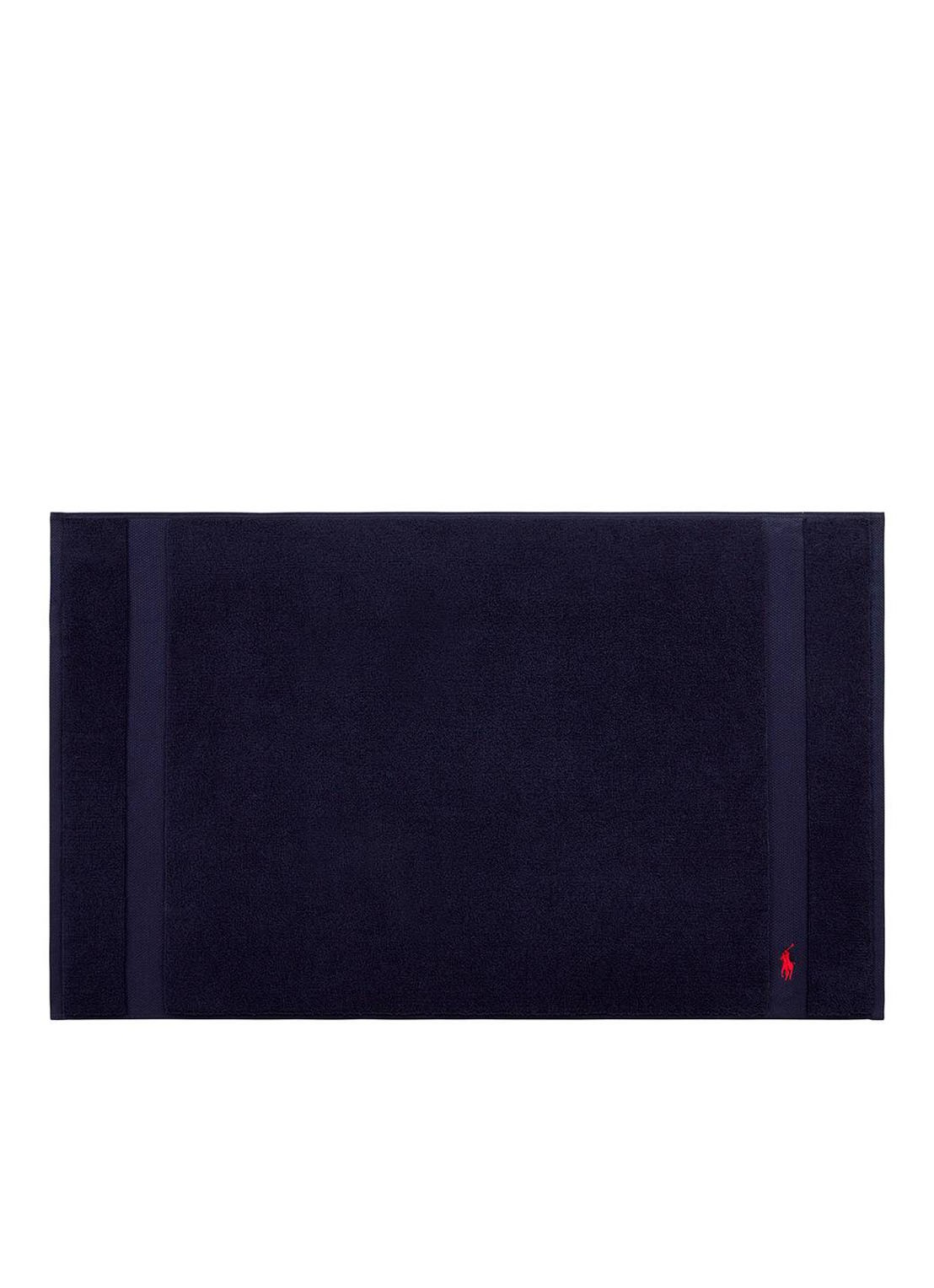 Ralph Lauren Polo Player badmat 55 x 90 cm - voorkant donkerblauw