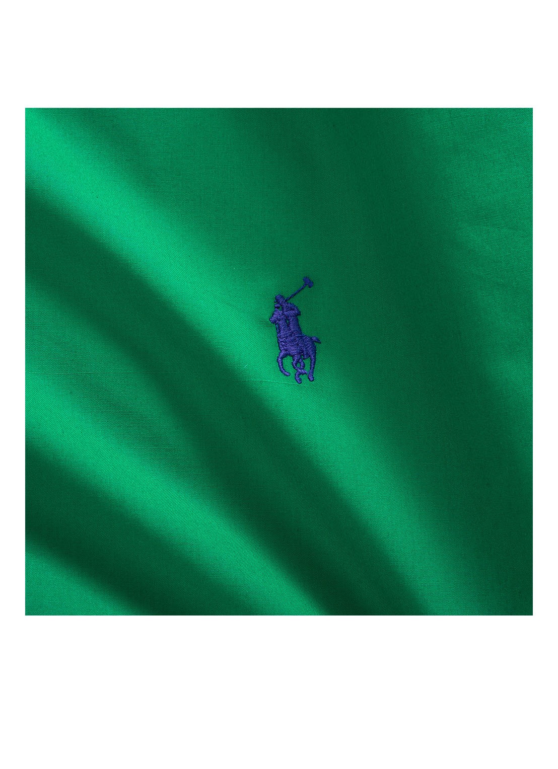 Ralph Lauren Polo Player dekbedovertrek van katoen perkal 220TC - exclusief kussenslopen - achterkant 6 groen
