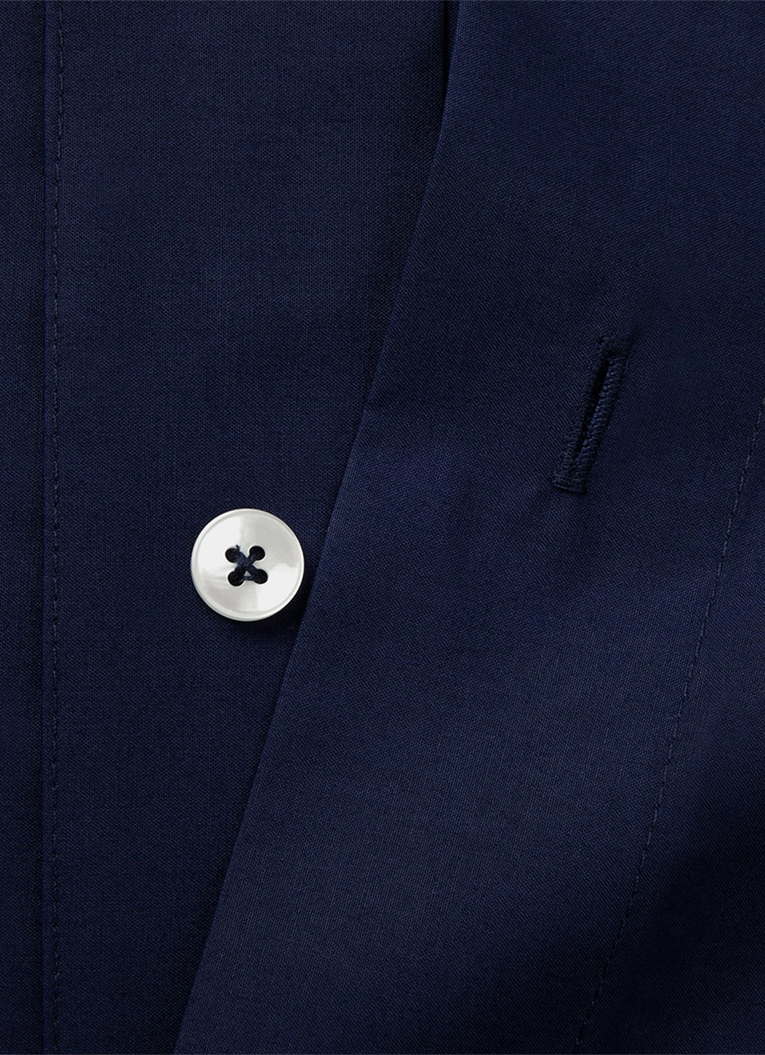 Ralph Lauren Polo Player dekbedovertrek van katoen perkal 80TC - exclusief kussenslopen - achterkant donkerblauw