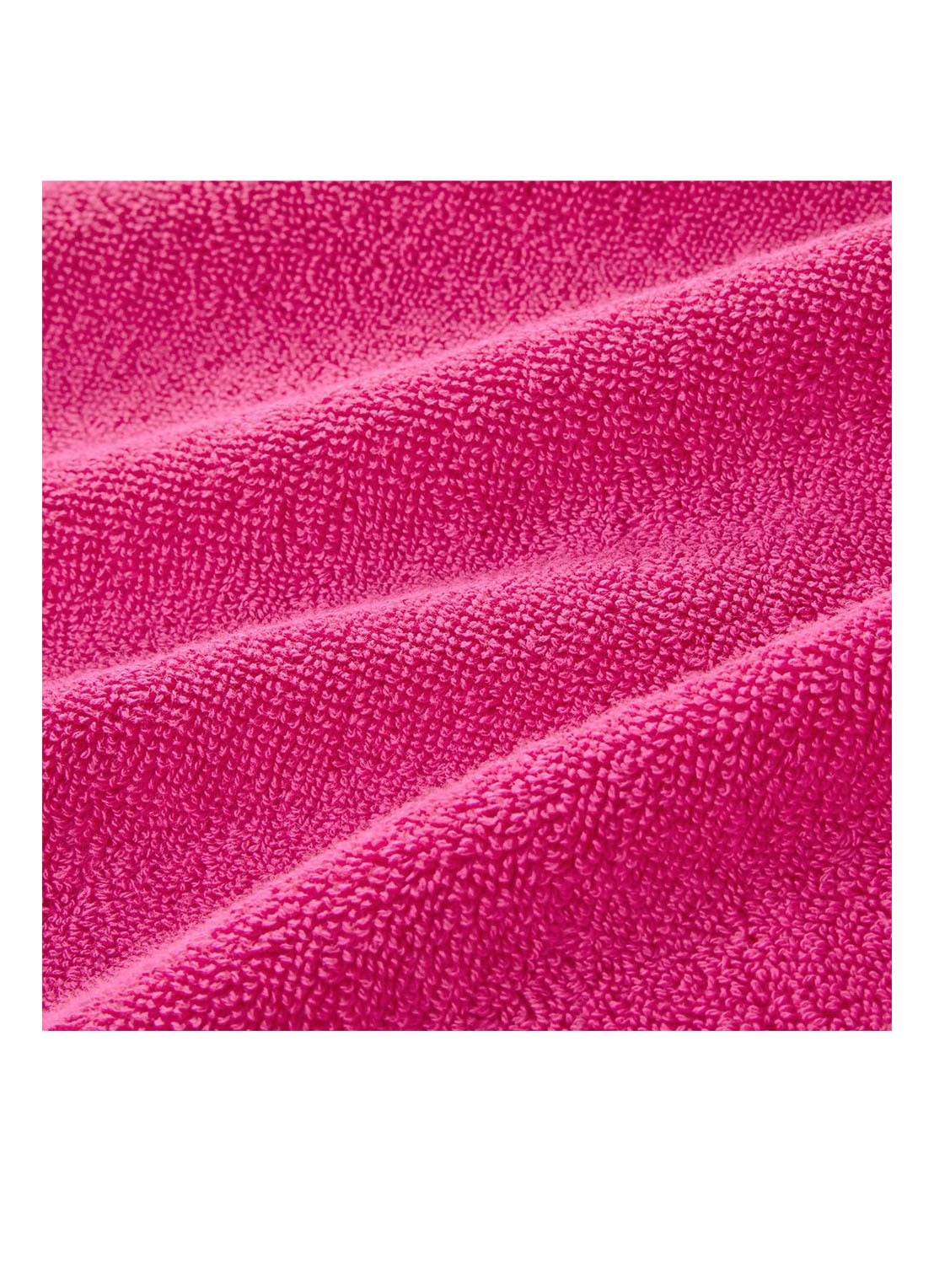 Ralph Lauren Polo Player gastendoek - 600 gr/m2 - 40 x 75 cm - achterkant 4 fuchsia