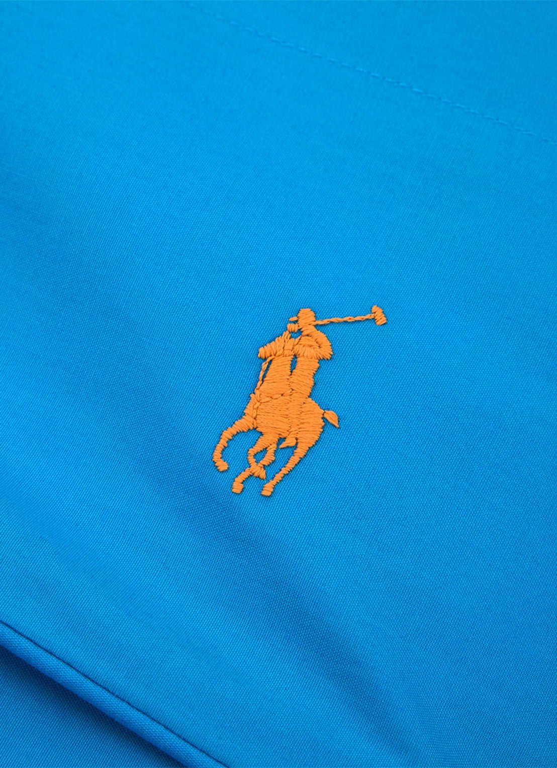 Ralph Lauren Polo Player laken van katoen perkal 80TC - voorkant 2 blauw