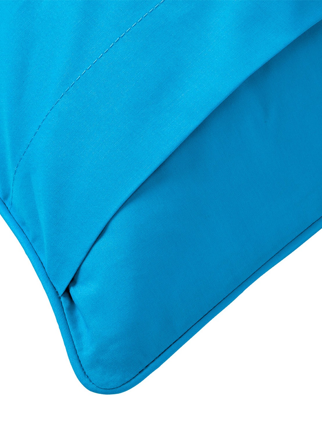 Ralph Lauren Polo Player Ruffle kussensloop van katoen perkal 80TC - voorkant 5 blauw