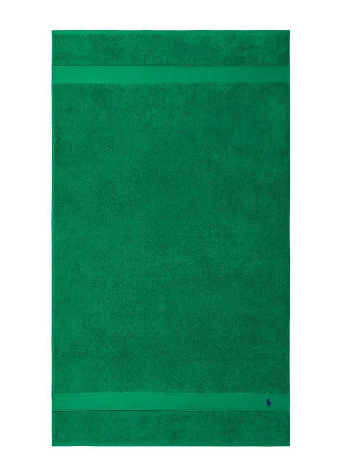 Ralph Lauren Polo Player strandlaken - 600gr/m2 - 90 x 160 cm - voorkant groen