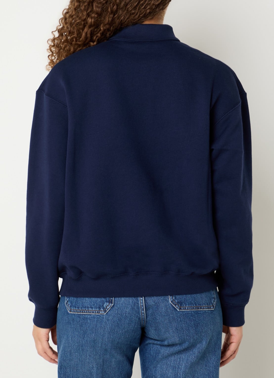 Ralph Lauren Polo van piqué katoen - achterkant 3 donkerblauw