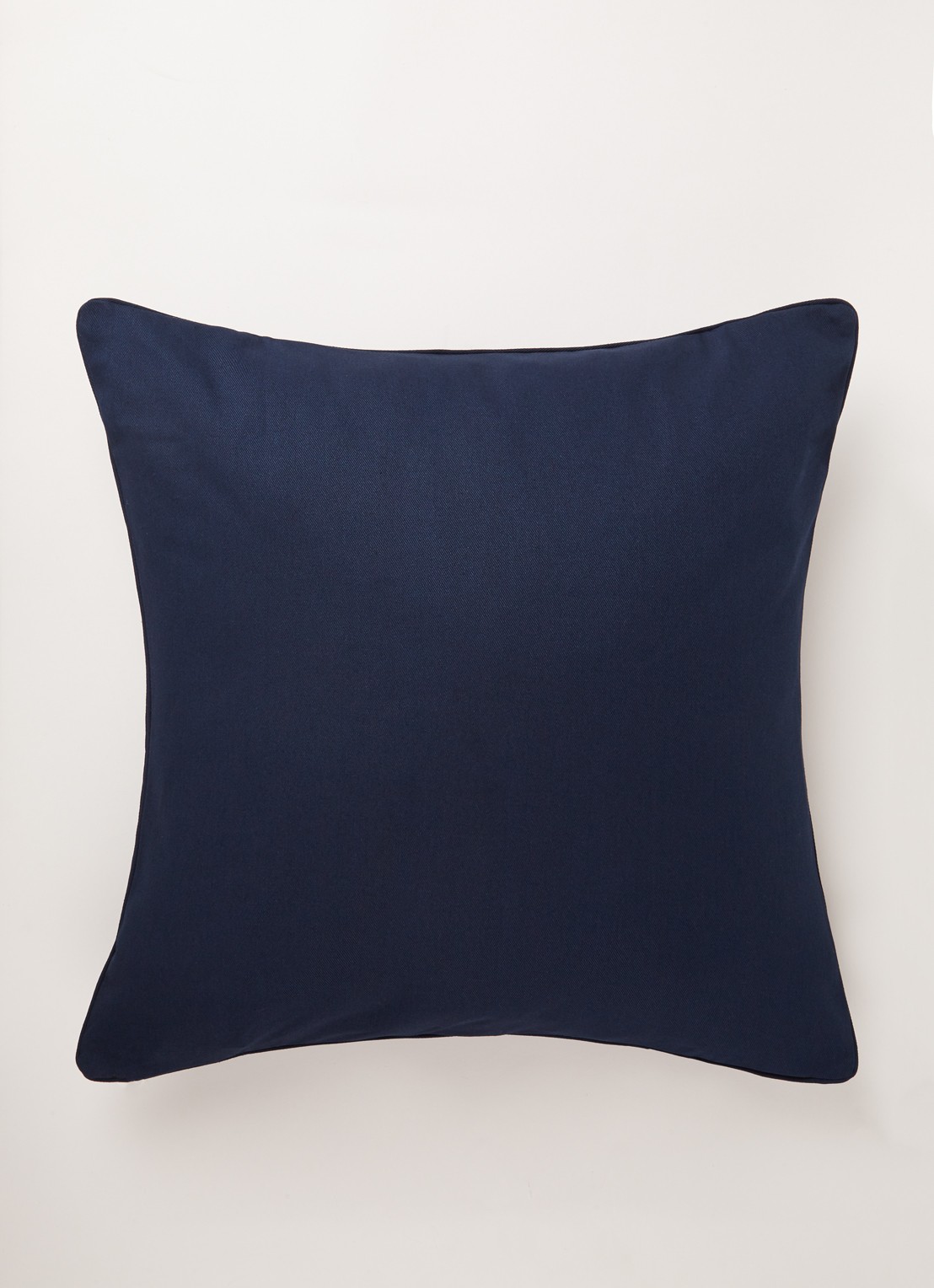 Ralph Lauren Pony sierkussenhoes 50 x 50 cm - voorkant 3 donkerblauw