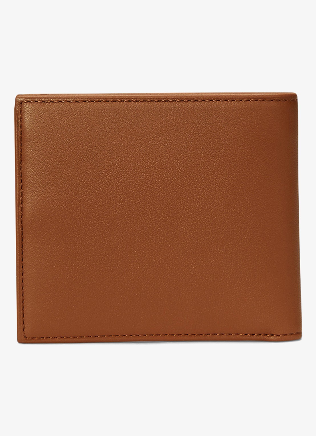 Ralph Lauren Portemonnee van leer - detail saddle / bruin