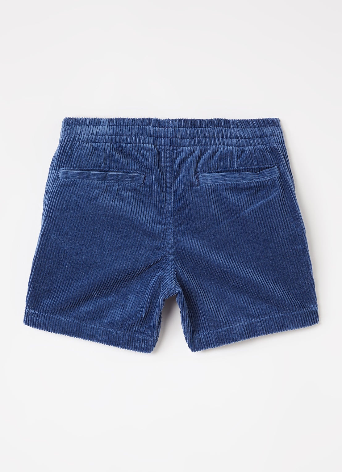 Ralph Lauren Prepster loose fit korte broek van corduroy - voorkant 4 indigo
