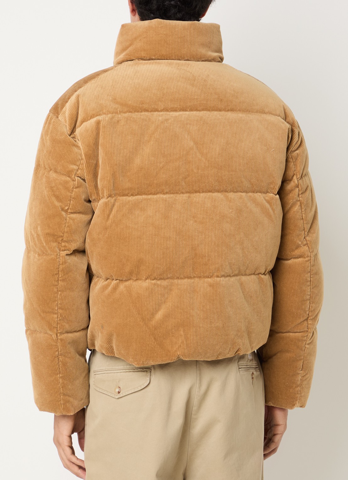 Ralph Lauren Puffer jack met donsvulling en afneembare capuchon - achterkant 4 oranje