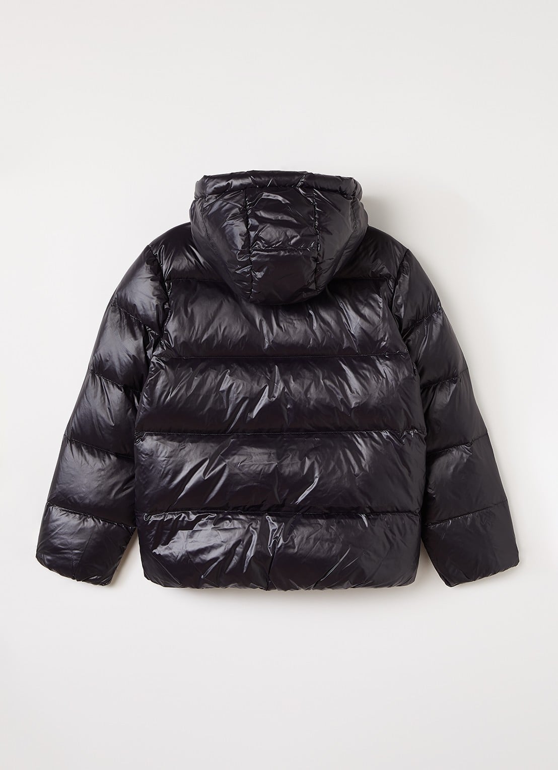 Ralph Lauren Puffer jack met logoborduring - achterkant 3 zwart