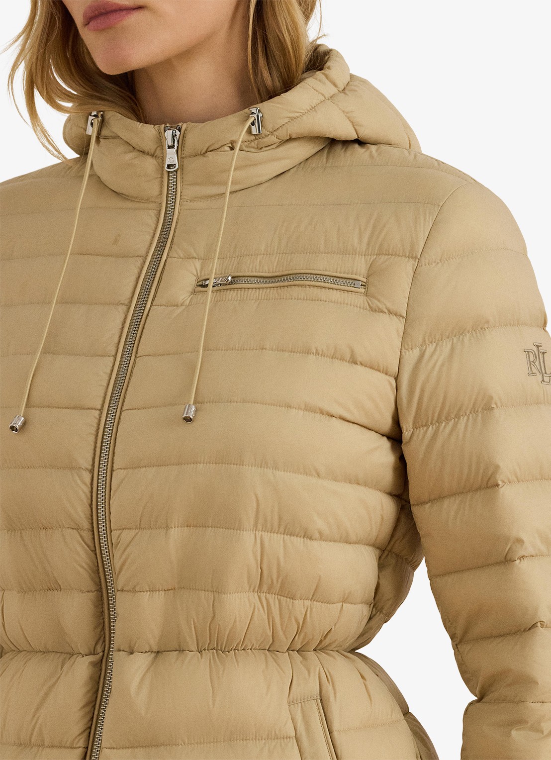 Ralph Lauren Puffer jas met donsvulling en steekzakken - detail 3 birch tan / beige