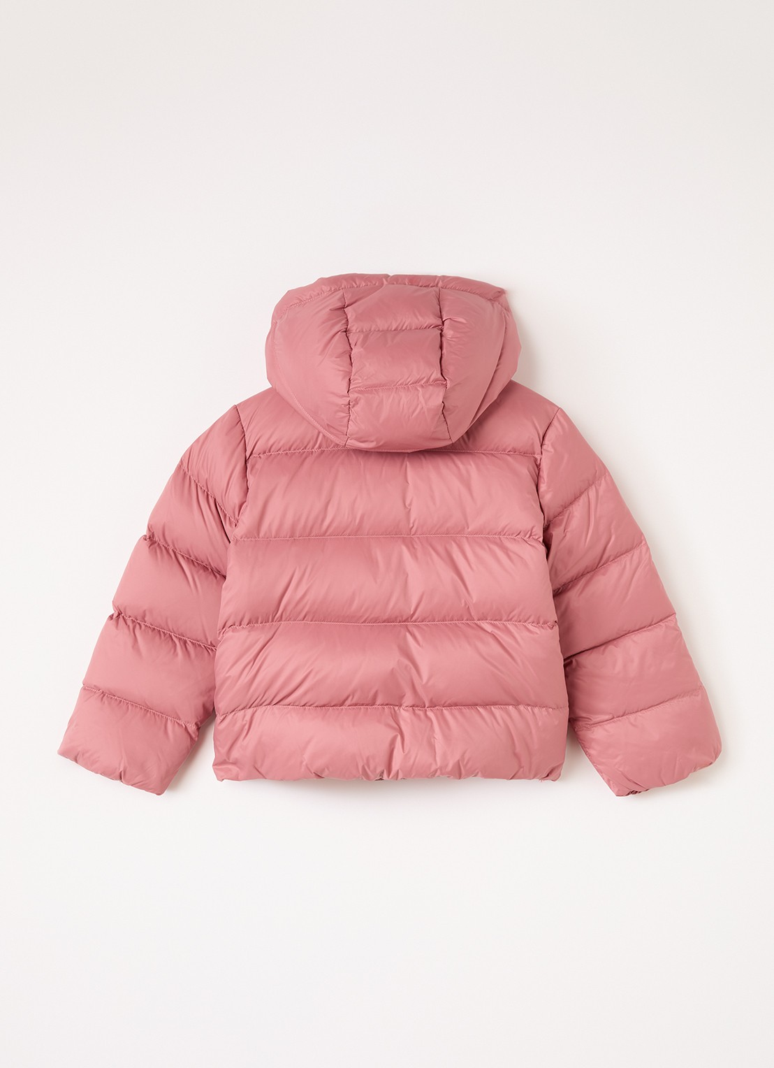 Ralph Lauren Pufferjack met donsvulling en ritszakken - achterkant roze