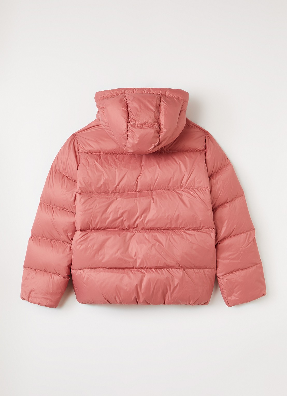 Ralph Lauren Pufferjack met donsvulling en ritszakken - achterkant 2 roze
