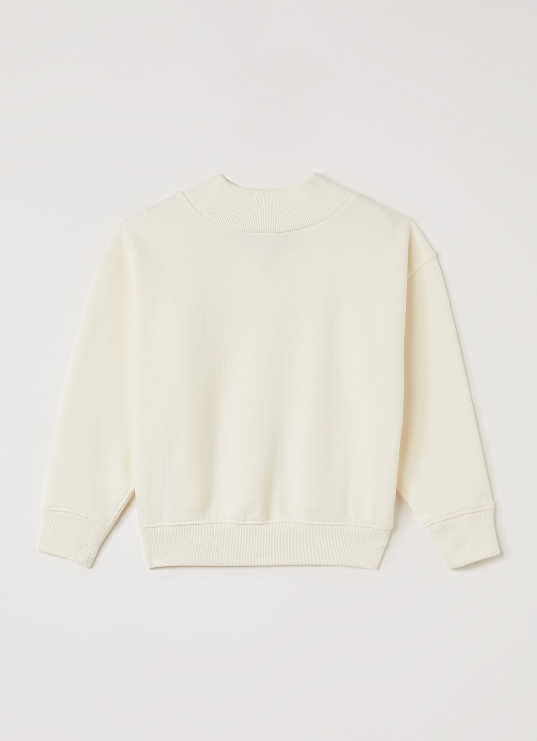 Ralph Lauren Pullover met logoborduring - voorkant 2 gebroken wit