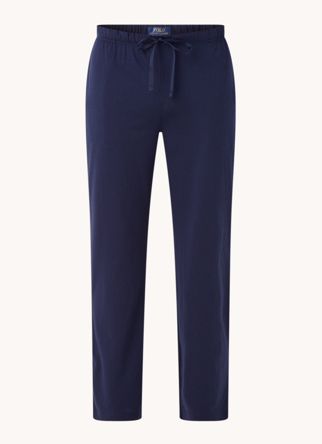 Ralph Lauren Pyjamabroek met logo - voorkant 4 donkerblauw