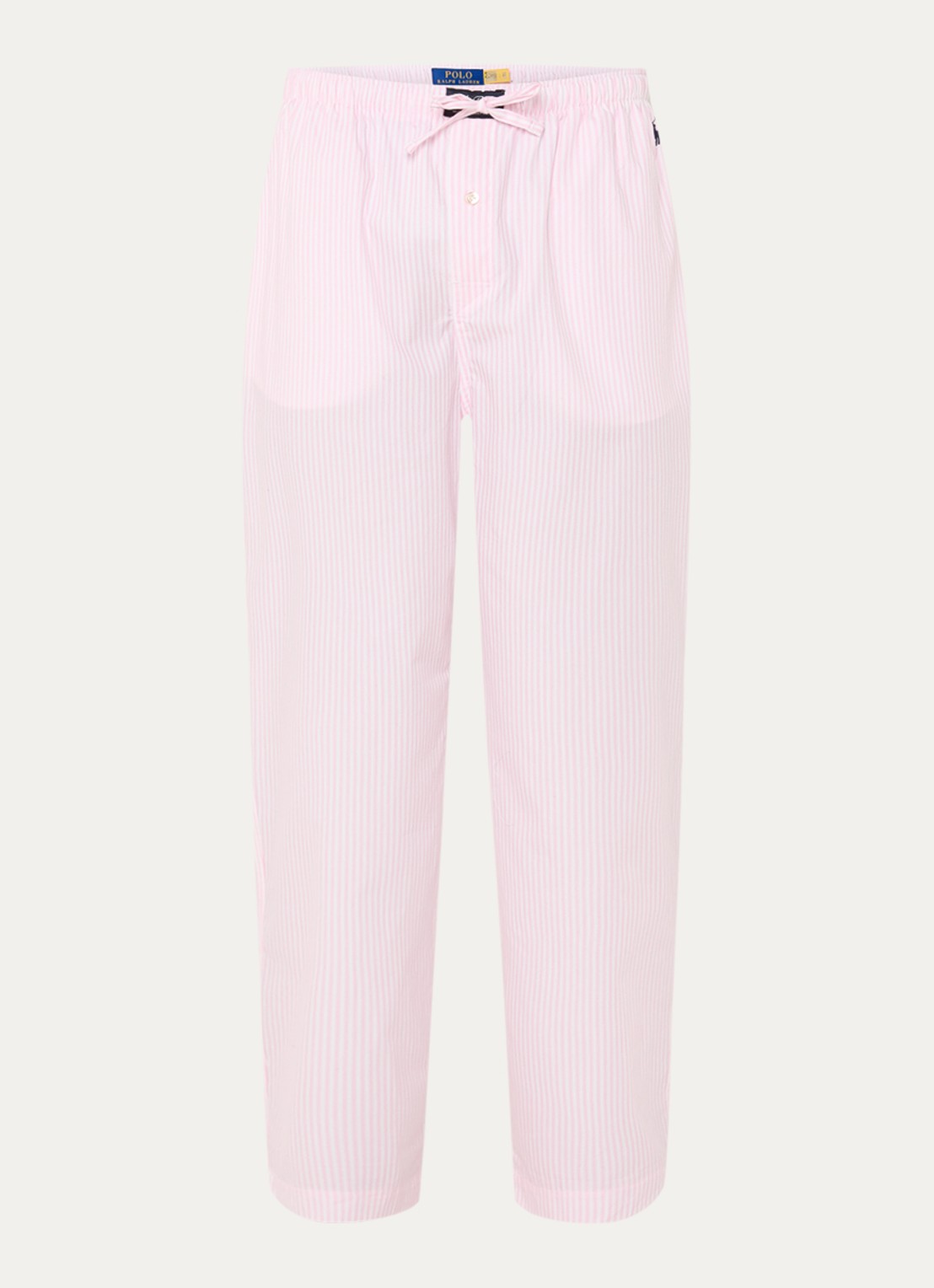Ralph Lauren Pyjamabroek met logoprint en steekzakken - voorkant 4 roze