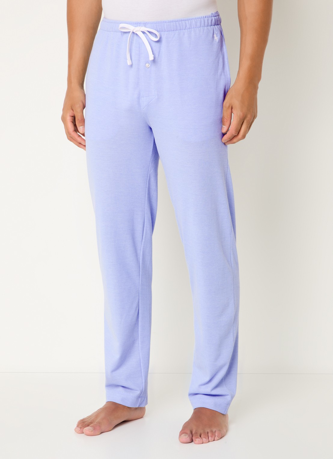 Ralph Lauren Pyjamabroek met logoprint en steekzakken - detail 3 lavendel