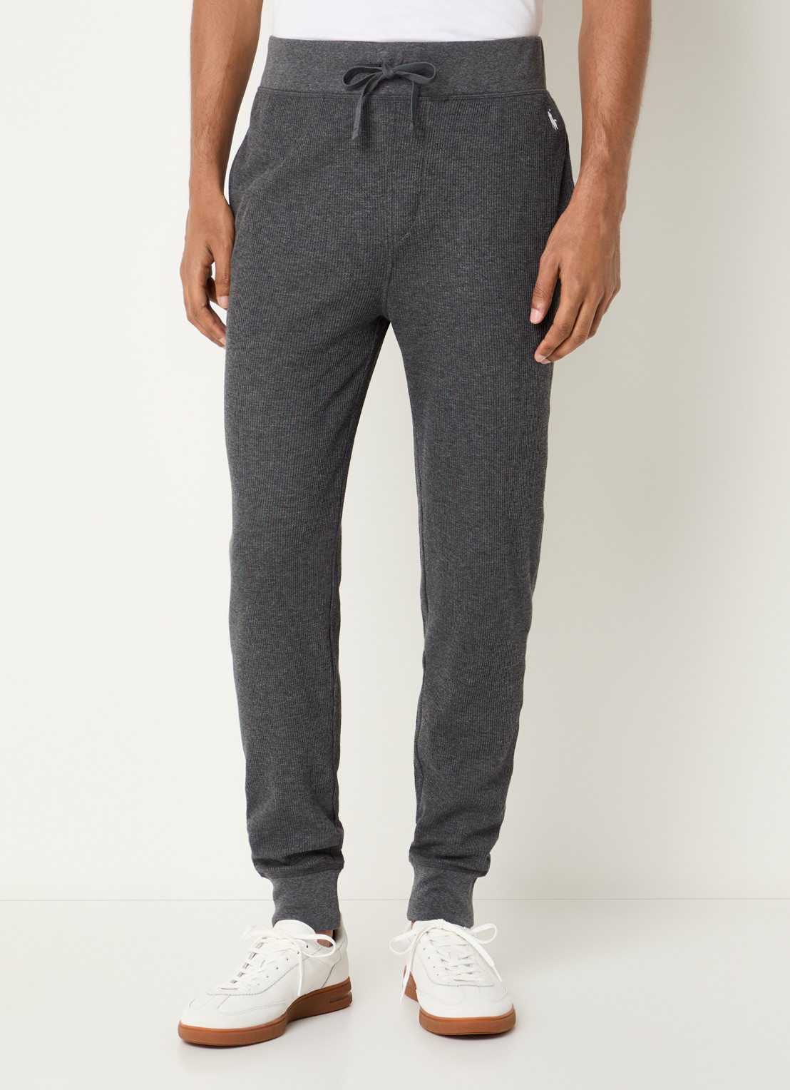 Ralph Lauren Pyjamabroek met steekzakken - detail 4 donkergrijs