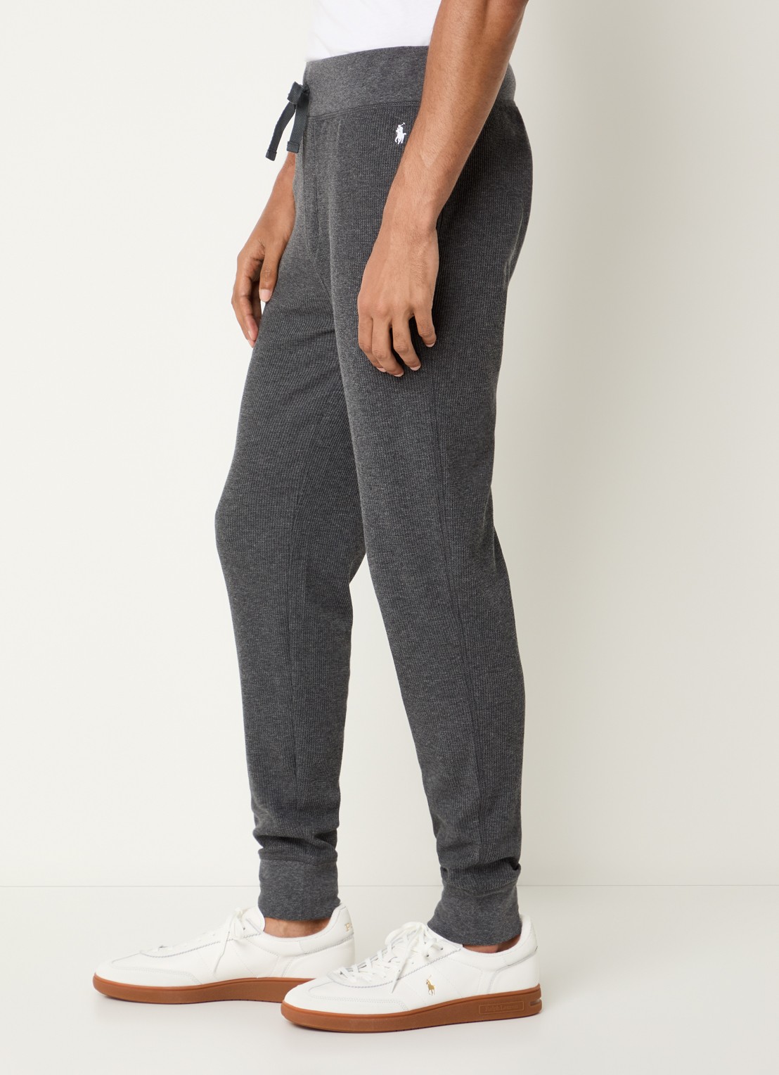 Ralph Lauren Pyjamabroek met steekzakken - detail 5 donkergrijs