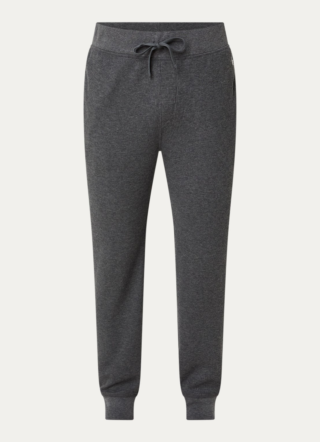 Ralph Lauren Pyjamabroek met steekzakken - voorkant 2 donkergrijs
