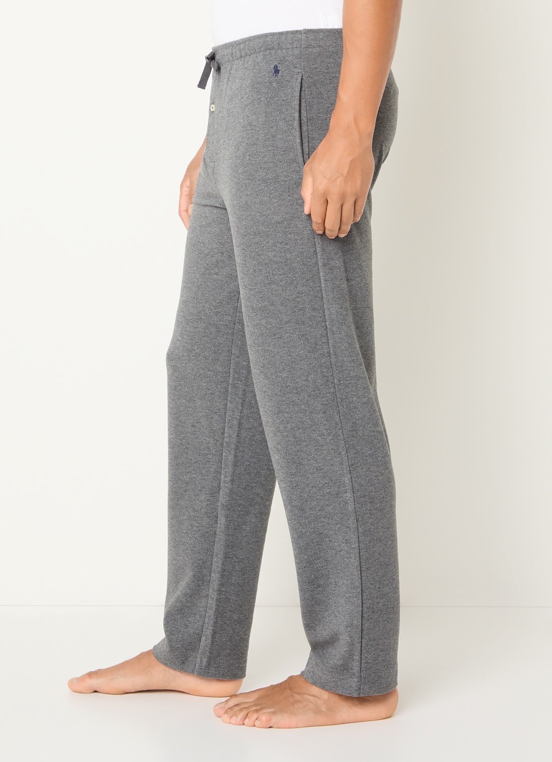 Ralph Lauren Pyjamabroek met steekzakken - detail 5 grijs