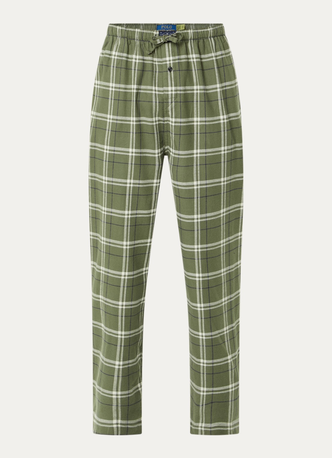 Ralph Lauren Pyjamabroek met steekzakken - voorkant 4 groen