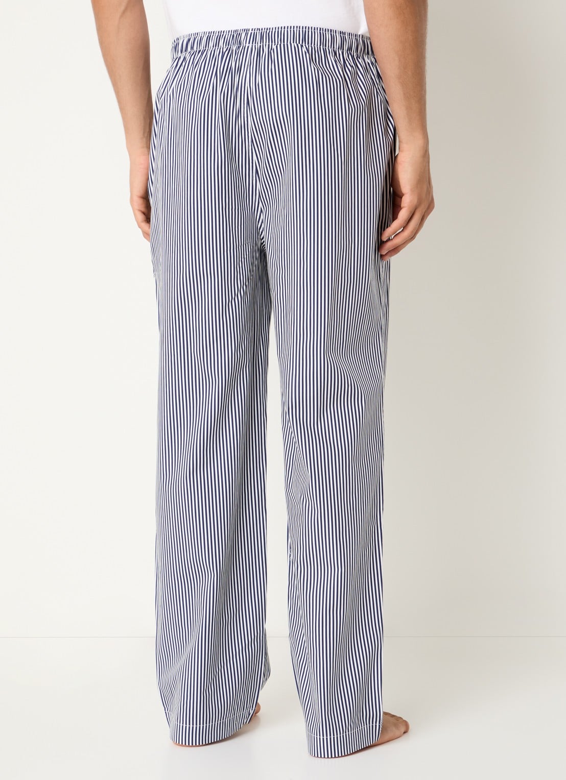 Ralph Lauren Pyjamabroek met streepprint - achterkant 5 royalblauw