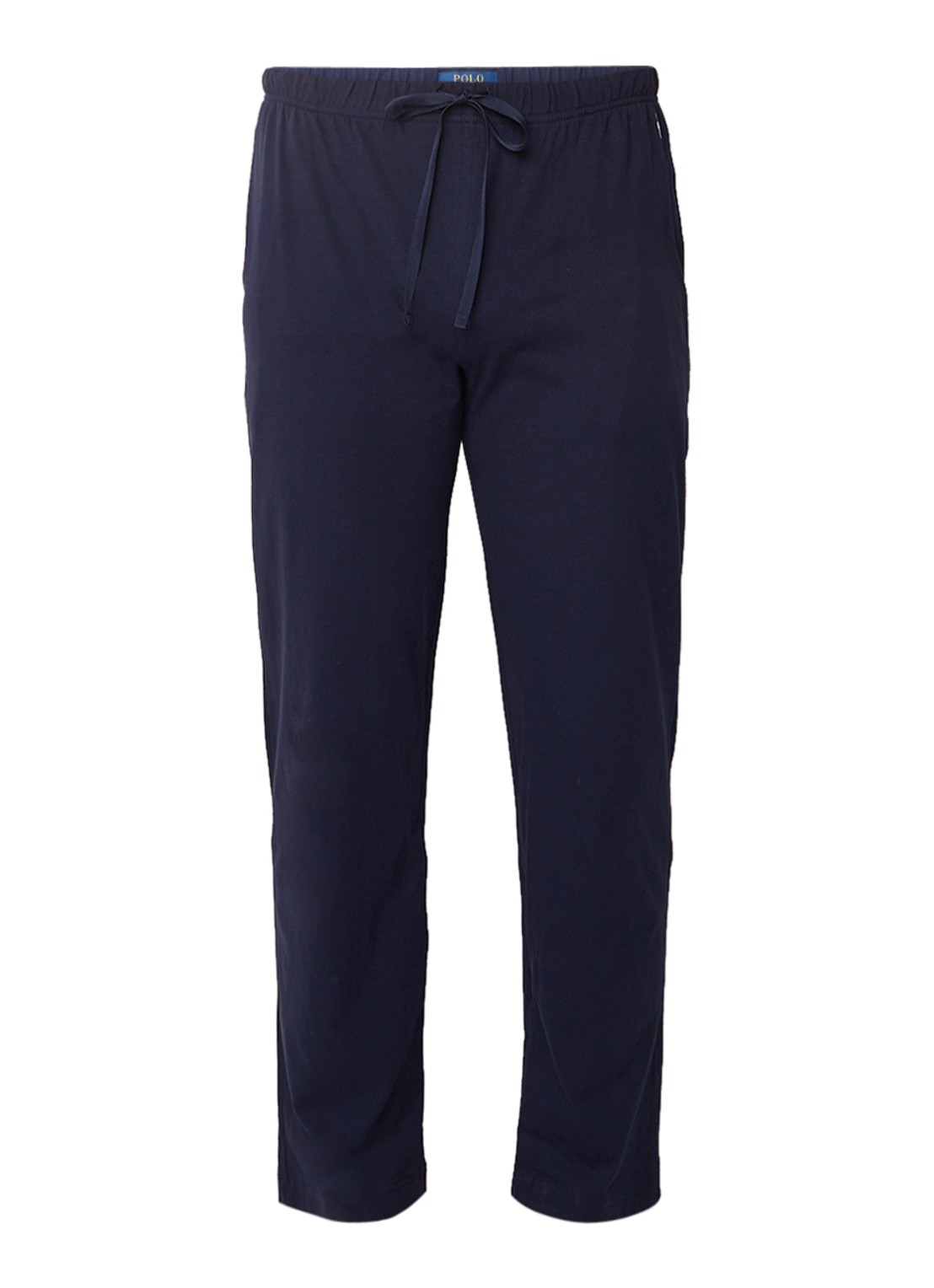 Ralph Lauren Pyjamabroek van katoen met drawstring - voorkant 2 donkerblauw