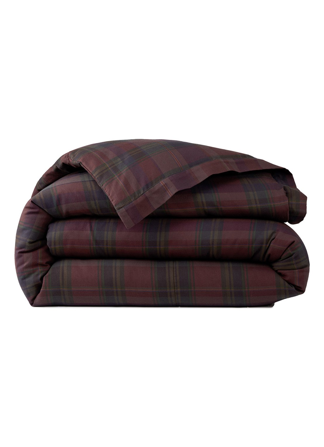 Ralph Lauren Quinn dekbedovertrek - exclusief kussenslopen - voorkant 2 aubergine