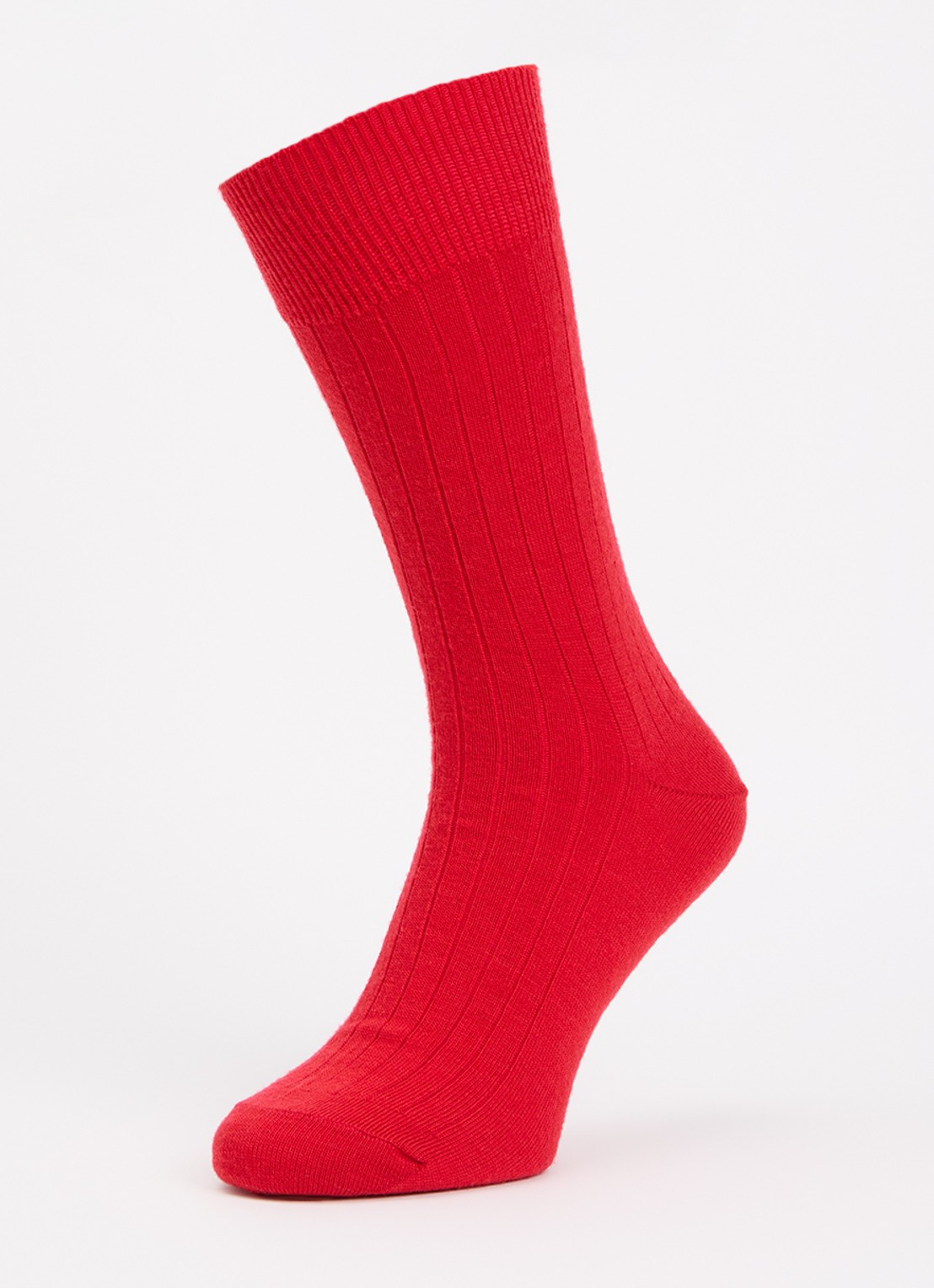 Ralph Lauren RBG Crew sokken in wolblend in 4-pack giftbox - detail 3 rood