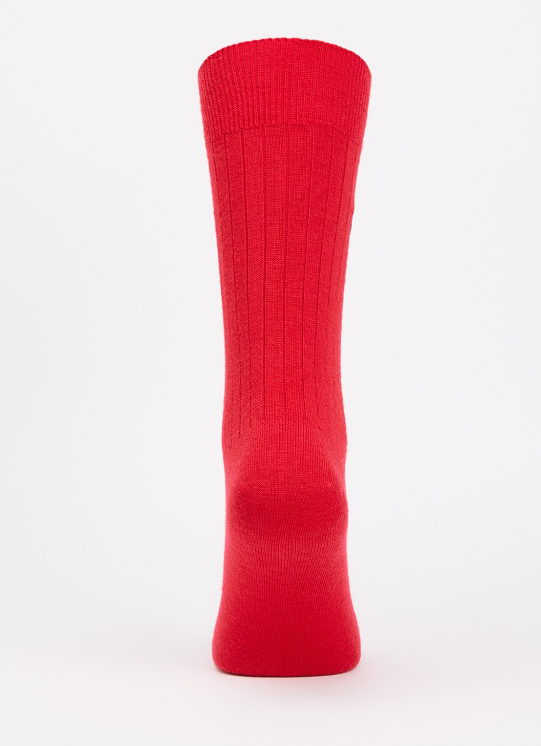 Ralph Lauren RBG Crew sokken in wolblend in 4-pack giftbox - voorkant 2 rood