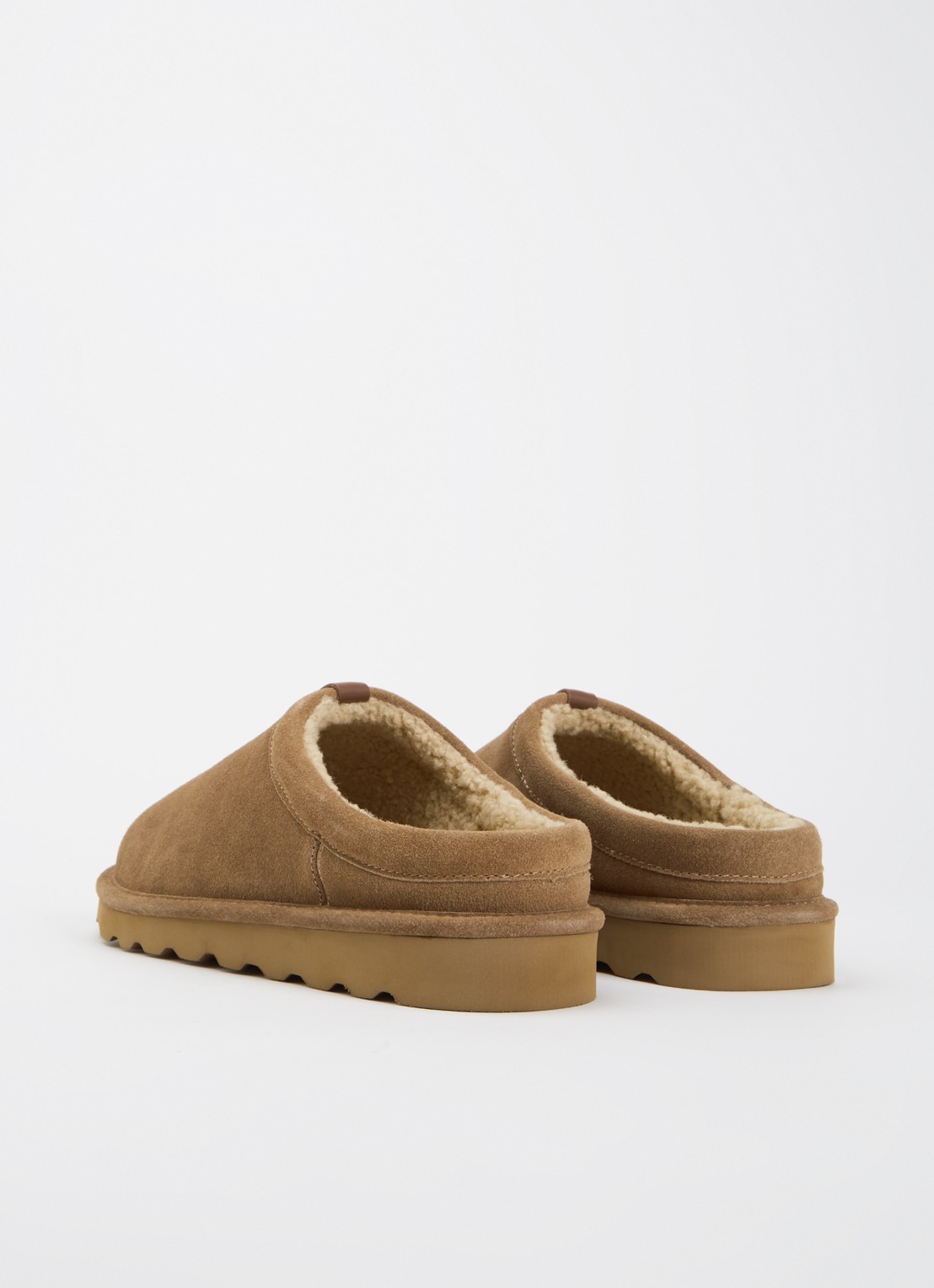 Ralph Lauren Reade clog van suède  - achterkant 4 bruin