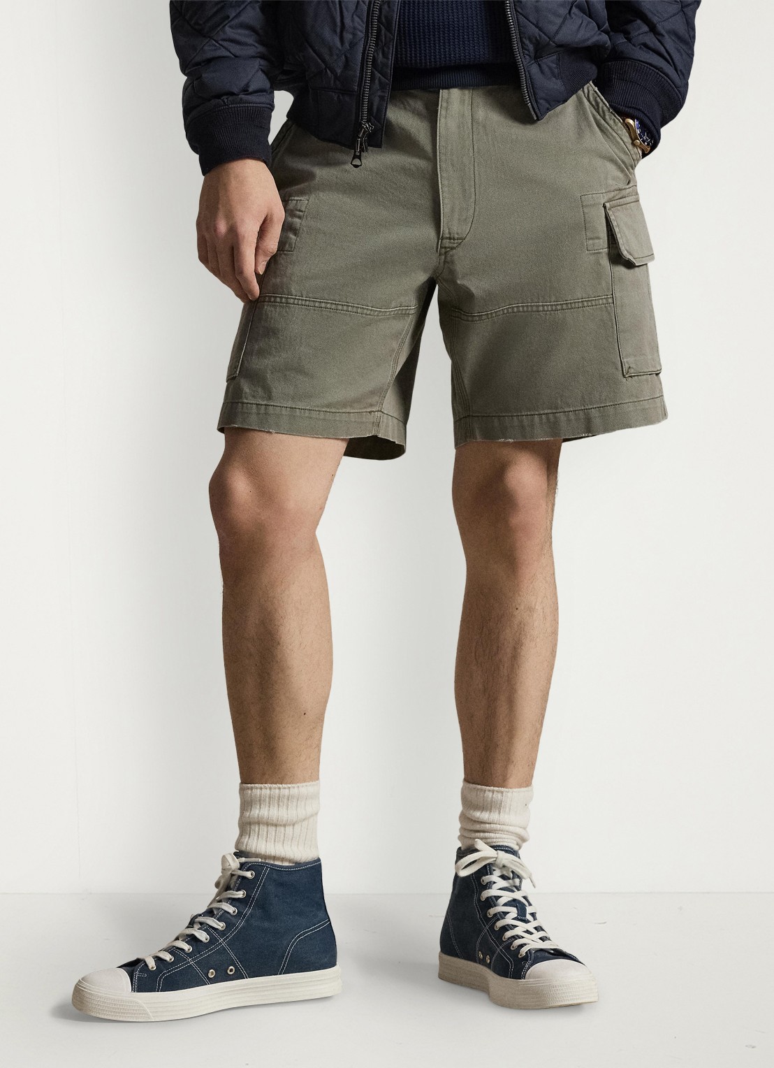 Ralph Lauren Regular fit korte cargobroek - detail 3 mountain green-30yg