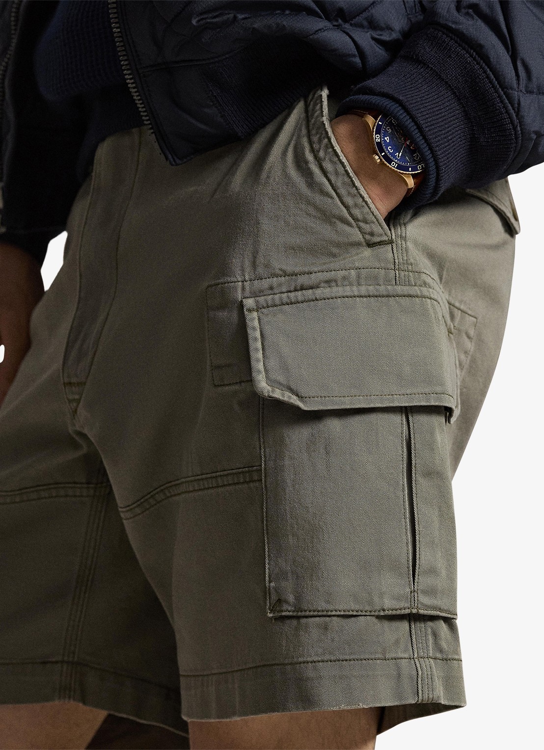 Ralph Lauren Regular fit korte cargobroek - detail 4 mountain green-30yg