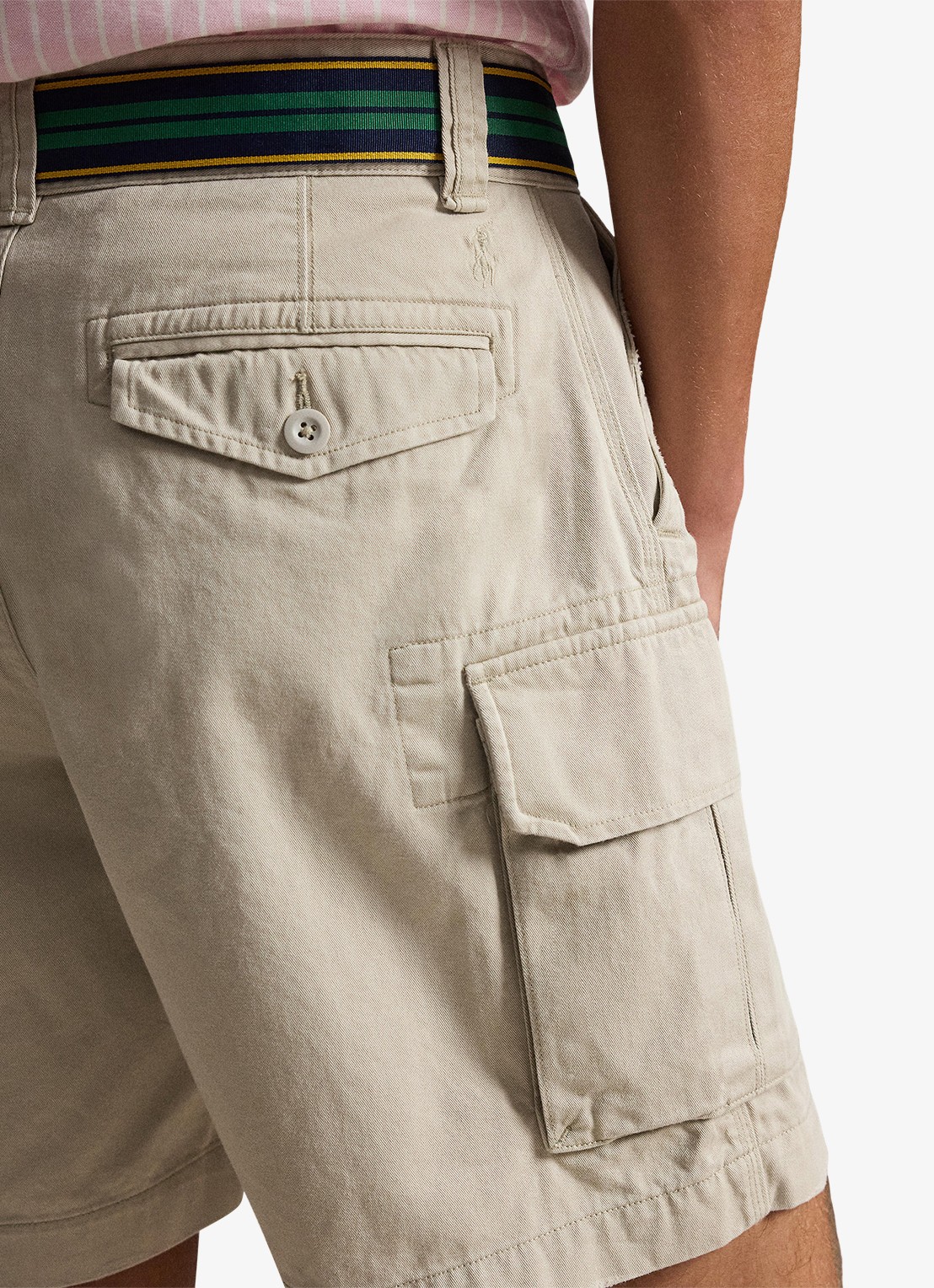 Ralph Lauren Regular fit korte cargobroek - detail 2 classic stone-2xdy