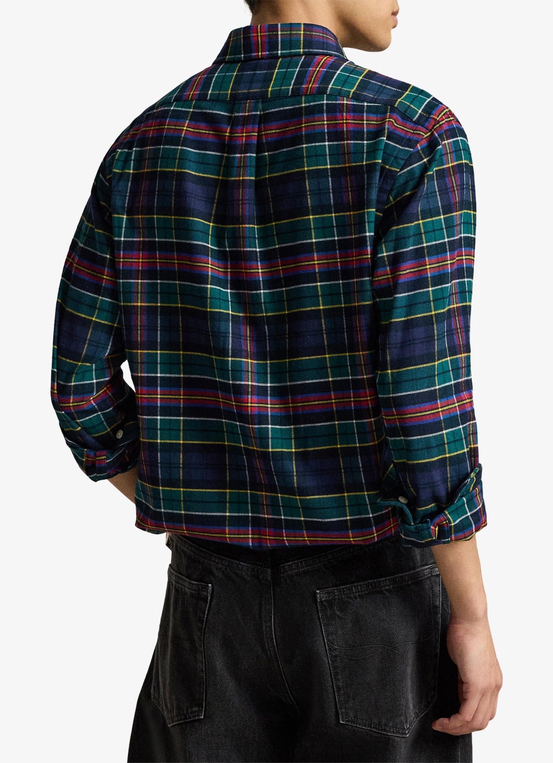 Ralph Lauren Regular fit overhemd met logo - achterkant 5 donkergroen