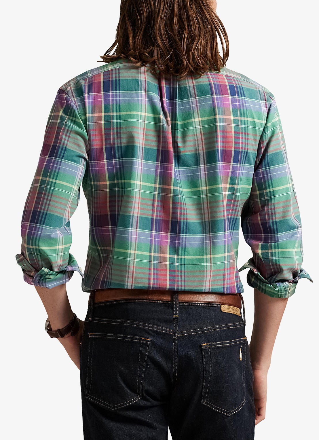 Ralph Lauren Regular fit overhemd met logoborduring - achterkant 5 roze