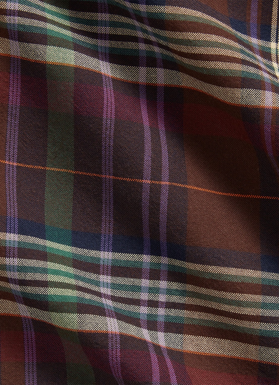 Ralph Lauren Regular fit overhemd met logoborduring - detail bruin