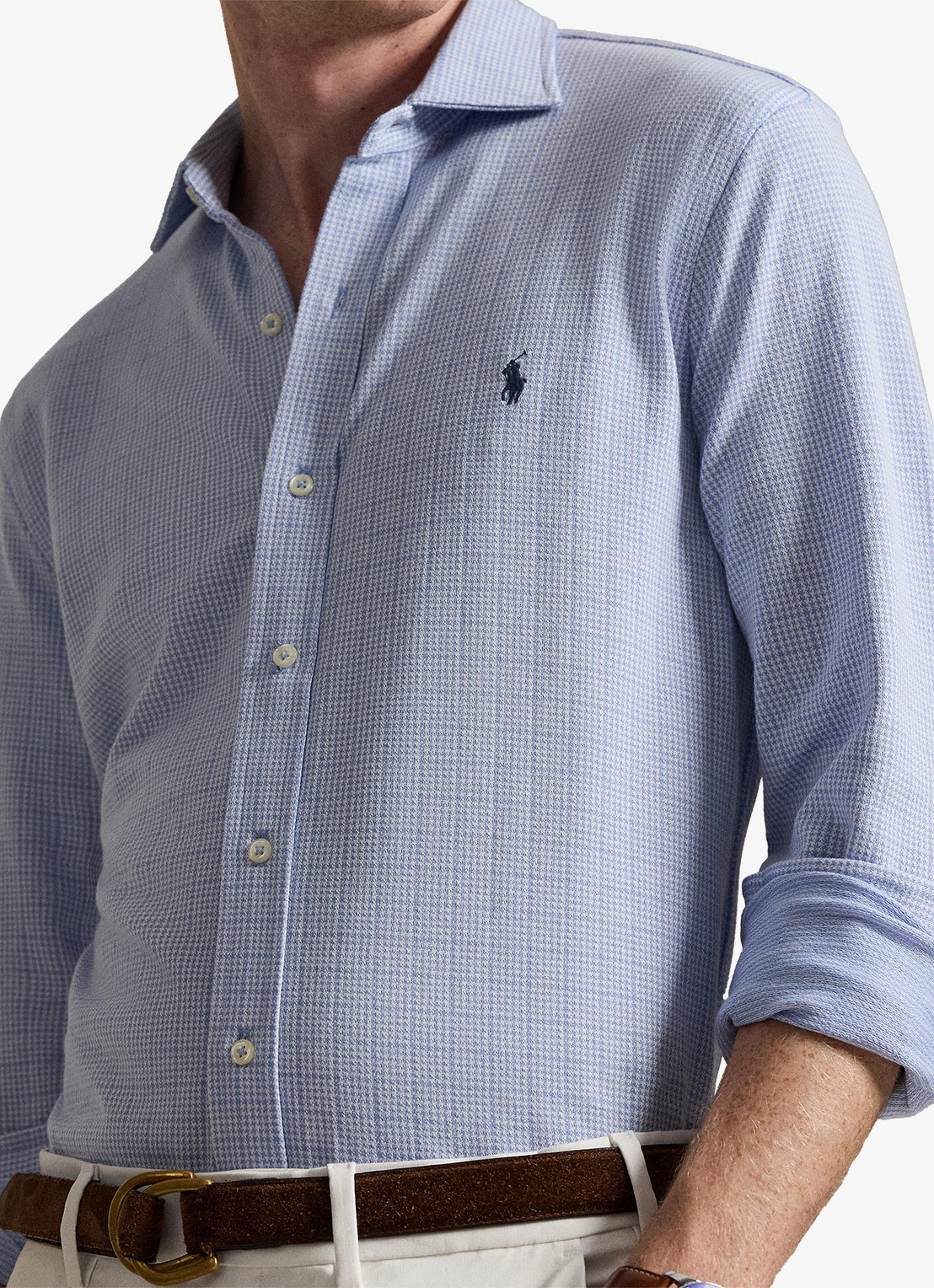 Ralph Lauren Regular fit overhemd met ruitdessin - detail 4 zwart
