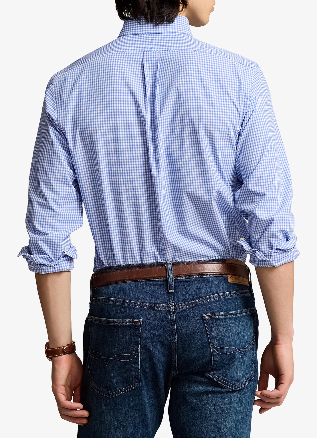 Ralph Lauren Regular fit overhemd met streepprint - achterkant blue / white check