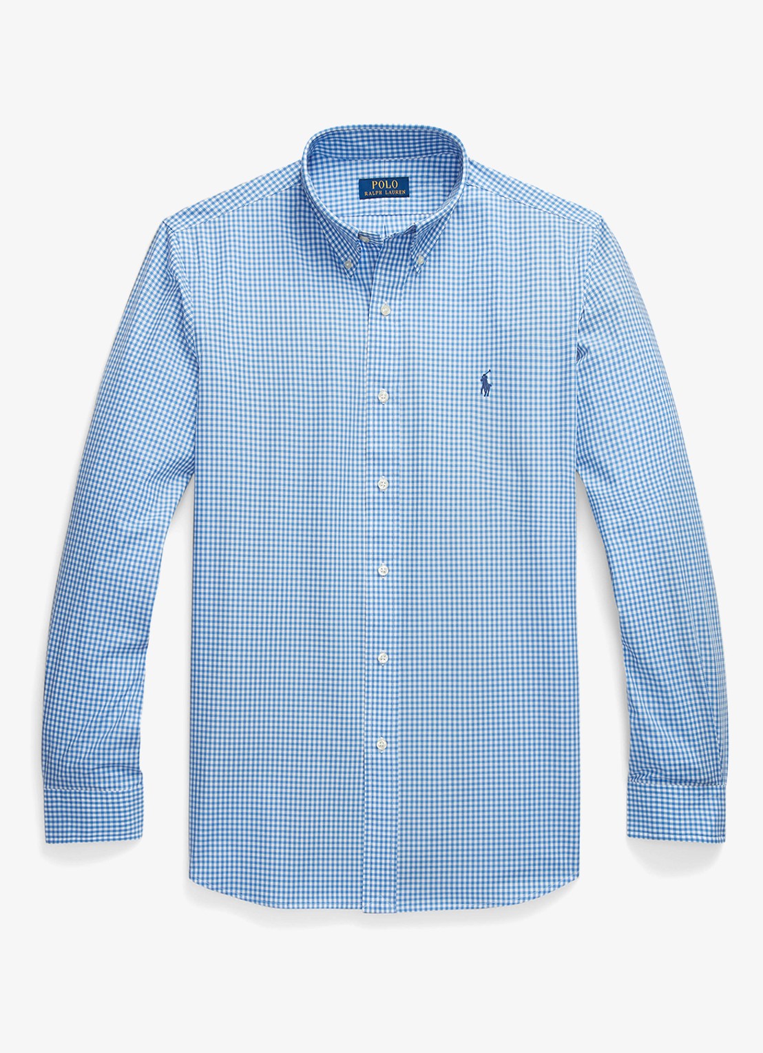 Ralph Lauren Regular fit overhemd met streepprint - voorkant 2 blue / white check