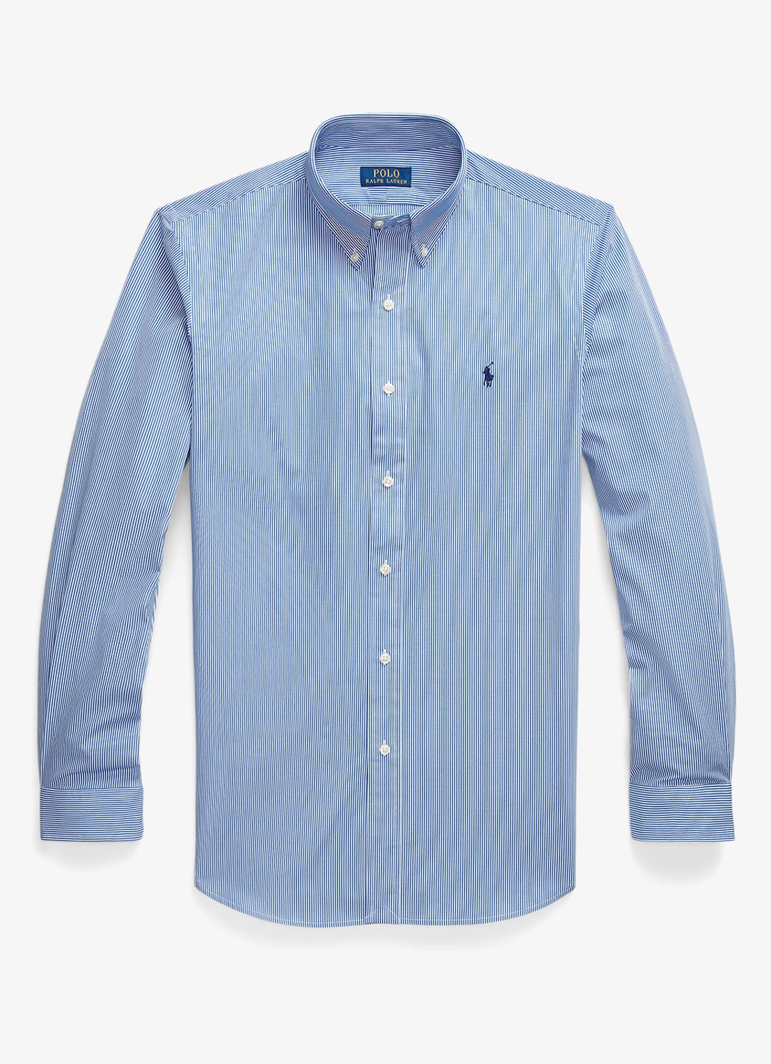 Ralph Lauren Regular fit overhemd met streepprint - voorkant blue / white hairline strip